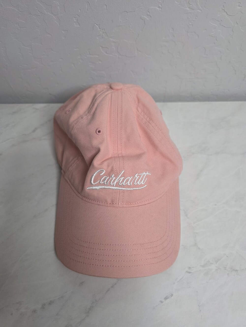 Carhartt Pink Script Logo Baseball Cap